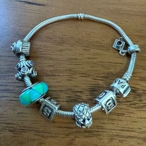 Pandora Bracelet With Charms